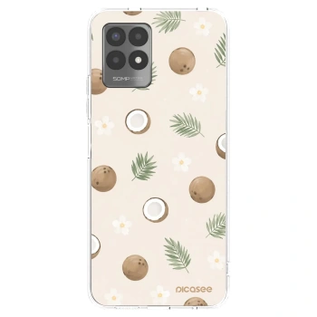 Picasee átlátszó szilikon tok az alábbi mobiltelefonokra Realme 8i - Coconut Breeze