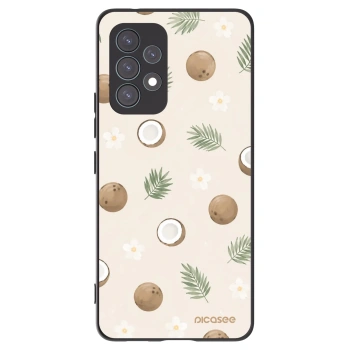 Picasee fekete szilikon tok az alábbi mobiltelefonokra Samsung Galaxy A53 5G A536 - Coconut Breeze