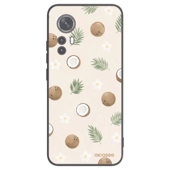 Picasee fekete szilikon tok az alábbi mobiltelefonokra Xiaomi 12 - Coconut Breeze