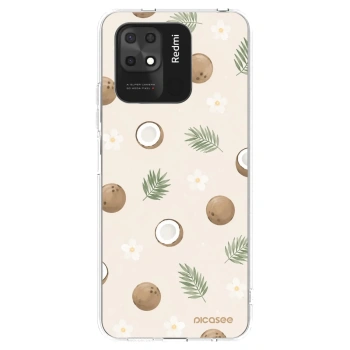 Picasee átlátszó szilikon tok az alábbi mobiltelefonokra Xiaomi Redmi 10C - Coconut Breeze