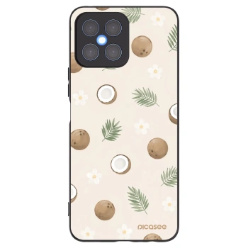 Picasee fekete szilikon tok az alábbi mobiltelefonokra Honor X8 4G - Coconut Breeze