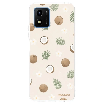 Picasee átlátszó szilikon tok az alábbi mobiltelefonokra Vivo Y01 - Coconut Breeze