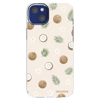Picasee átlátszó szilikon tok az alábbi mobiltelefonokra Apple iPhone 14 Plus - Coconut Breeze