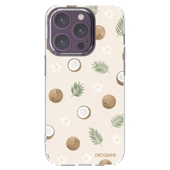 Picasee átlátszó szilikon tok az alábbi mobiltelefonokra Apple iPhone 14 Pro - Coconut Breeze