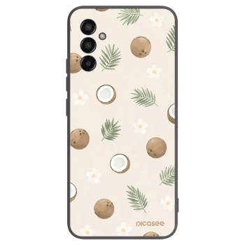 Picasee fekete szilikon tok az alábbi mobiltelefonokra Samsung Galaxy M13 M135F - Coconut Breeze