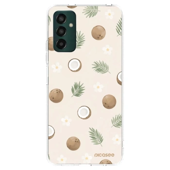 Picasee átlátszó szilikon tok az alábbi mobiltelefonokra Samsung Galaxy M13 M135F - Coconut Breeze