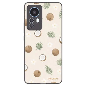 Picasee fekete szilikon tok az alábbi mobiltelefonokra Xiaomi 12T Pro - Coconut Breeze