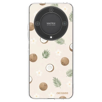 Picasee átlátszó szilikon tok az alábbi mobiltelefonokra Honor Magic5 Lite 5G - Coconut Breeze