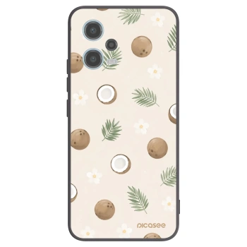 Picasee fekete szilikon tok az alábbi mobiltelefonokra Xiaomi Redmi Note 12 5G - Coconut Breeze