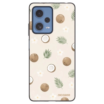 Picasee fekete szilikon tok az alábbi mobiltelefonokra Xiaomi Redmi Note 12 Pro 5G - Coconut Breeze