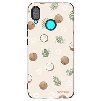Picasee fekete szilikon tok az alábbi mobiltelefonokra Huawei Nova 3 - Coconut Breeze