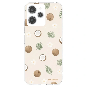 Picasee átlátszó szilikon tok az alábbi mobiltelefonokra Xiaomi Redmi 12 4G - Coconut Breeze