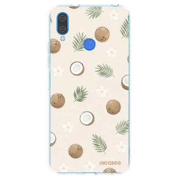 Picasee átlátszó szilikon tok az alábbi mobiltelefonokra Huawei Nova 3i - Coconut Breeze