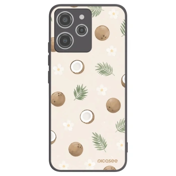 Picasee fekete szilikon tok az alábbi mobiltelefonokra Xiaomi Redmi 12 4G - Coconut Breeze