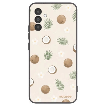 Picasee fekete szilikon tok az alábbi mobiltelefonokra Samsung Galaxy A04s A047F - Coconut Breeze