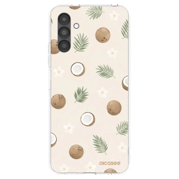 Picasee átlátszó szilikon tok az alábbi mobiltelefonokra Samsung Galaxy A04s A047F - Coconut Breeze
