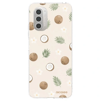 Picasee átlátszó szilikon tok az alábbi mobiltelefonokra Motorola Moto G51 - Coconut Breeze