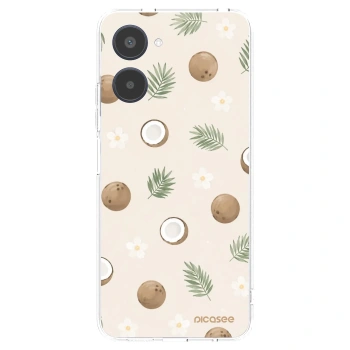 Picasee átlátszó szilikon tok az alábbi mobiltelefonokra Realme 10 4G - Coconut Breeze