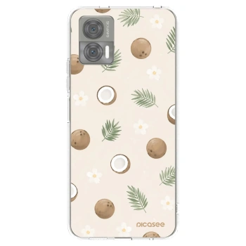 Picasee átlátszó szilikon tok az alábbi mobiltelefonokra Motorola Edge 30 Neo - Coconut Breeze