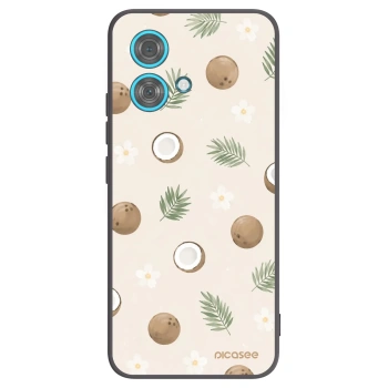 Picasee fekete szilikon tok az alábbi mobiltelefonokra Motorola Edge 40 Neo - Coconut Breeze