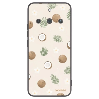 Picasee fekete szilikon tok az alábbi mobiltelefonokra Realme 11 Pro+ - Coconut Breeze