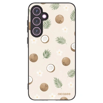 Picasee fekete szilikon tok az alábbi mobiltelefonokra Samsung Galaxy A35 5G A356B - Coconut Breeze
