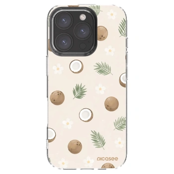 Picasee átlátszó szilikon tok az alábbi mobiltelefonokra Apple iPhone 16 Pro - Coconut Breeze