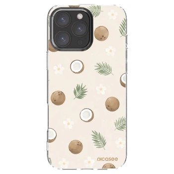 Picasee átlátszó szilikon tok az alábbi mobiltelefonokra Apple iPhone 16 Pro Max - Coconut Breeze