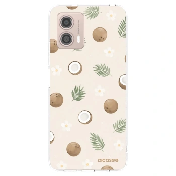 Picasee átlátszó szilikon tok az alábbi mobiltelefonokra Motorola Moto G53 5G - Coconut Breeze