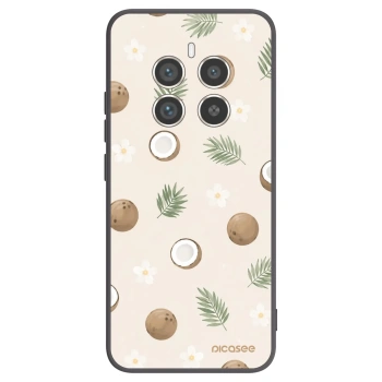 Picasee fekete szilikon tok az alábbi mobiltelefonokra Realme 12 Pro 5G - Coconut Breeze