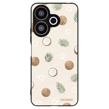 Picasee fekete szilikon tok az alábbi mobiltelefonokra Xiaomi Redmi 13 4G - Coconut Breeze