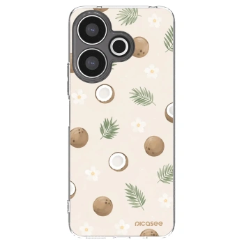Picasee átlátszó szilikon tok az alábbi mobiltelefonokra Xiaomi Redmi 13 4G - Coconut Breeze