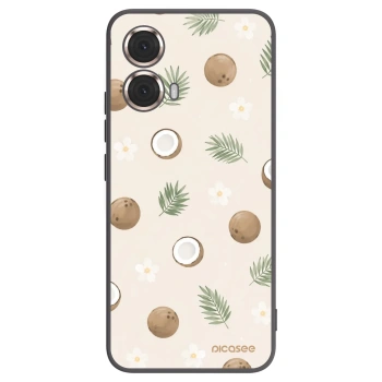 Picasee fekete szilikon tok az alábbi mobiltelefonokra Motorola Moto G85 - Coconut Breeze