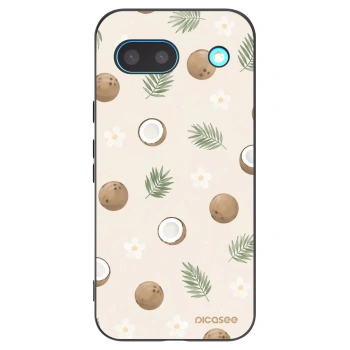 Picasee fekete szilikon tok az alábbi mobiltelefonokra Google Pixel 8a - Coconut Breeze