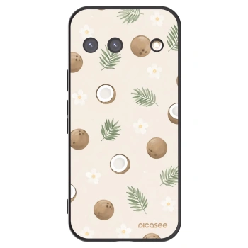 Picasee fekete szilikon tok az alábbi mobiltelefonokra Google Pixel 9 - Coconut Breeze