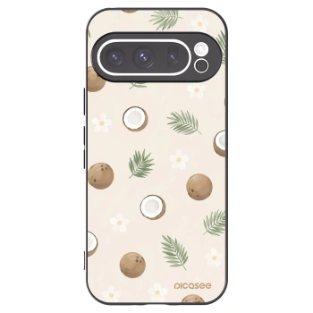 Picasee fekete szilikon tok az alábbi mobiltelefonokra Google Pixel 9 Pro - Coconut Breeze
