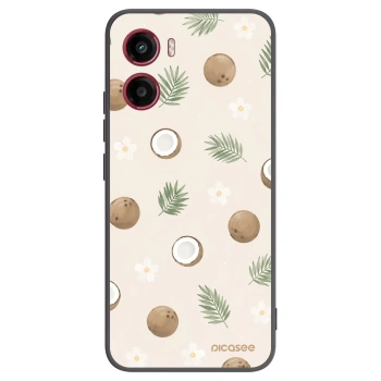 Picasee fekete szilikon tok az alábbi mobiltelefonokra Motorola Moto G05 - Coconut Breeze