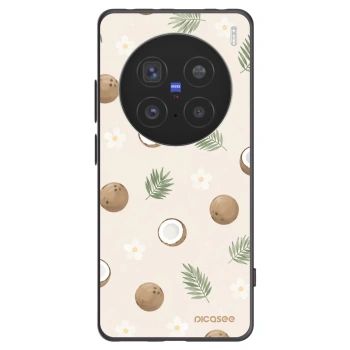 Picasee fekete szilikon tok az alábbi mobiltelefonokra Vivo X200 Pro - Coconut Breeze