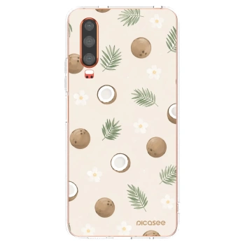 Picasee átlátszó szilikon tok az alábbi mobiltelefonokra Huawei P30 - Coconut Breeze