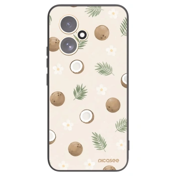 Picasee fekete szilikon tok az alábbi mobiltelefonokra Honor 400 5G - Coconut Breeze