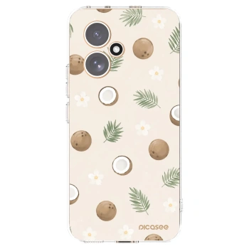Picasee átlátszó szilikon tok az alábbi mobiltelefonokra Honor 400 5G - Coconut Breeze