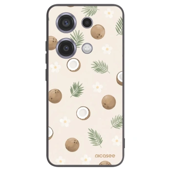 Picasee fekete szilikon tok az alábbi mobiltelefonokra Xiaomi Redmi Note 14S - Coconut Breeze
