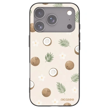 Picasee fekete szilikon tok az alábbi mobiltelefonokra Apple iPhone 17 Pro - Coconut Breeze