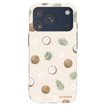 Picasee átlátszó szilikon tok az alábbi mobiltelefonokra Apple iPhone 17 Pro - Coconut Breeze