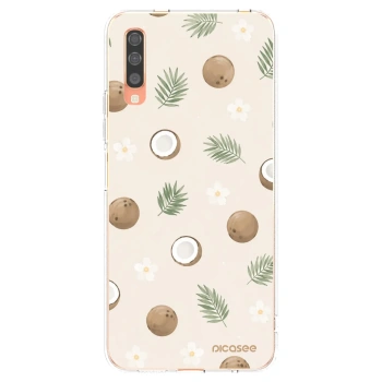 Picasee átlátszó szilikon tok az alábbi mobiltelefonokra Samsung Galaxy A70 A705F - Coconut Breeze