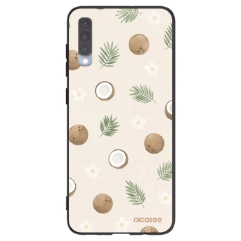 Picasee fekete szilikon tok az alábbi mobiltelefonokra Samsung Galaxy A70 A705F - Coconut Breeze