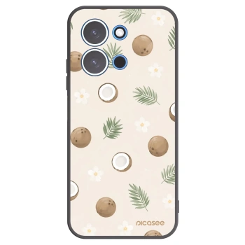 Picasee fekete szilikon tok az alábbi mobiltelefonokra Xiaomi Redmi 15C 4G - Coconut Breeze