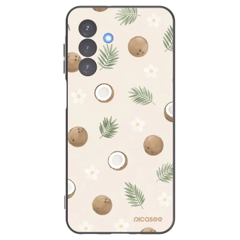 Picasee fekete szilikon tok az alábbi mobiltelefonokra Samsung Galaxy A17 5G - Coconut Breeze