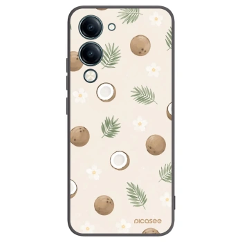Picasee fekete szilikon tok az alábbi mobiltelefonokra Vivo Y29s 5G - Coconut Breeze