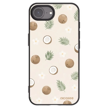 Picasee fekete szilikon tok az alábbi mobiltelefonokra Apple iPhone 17e - Coconut Breeze